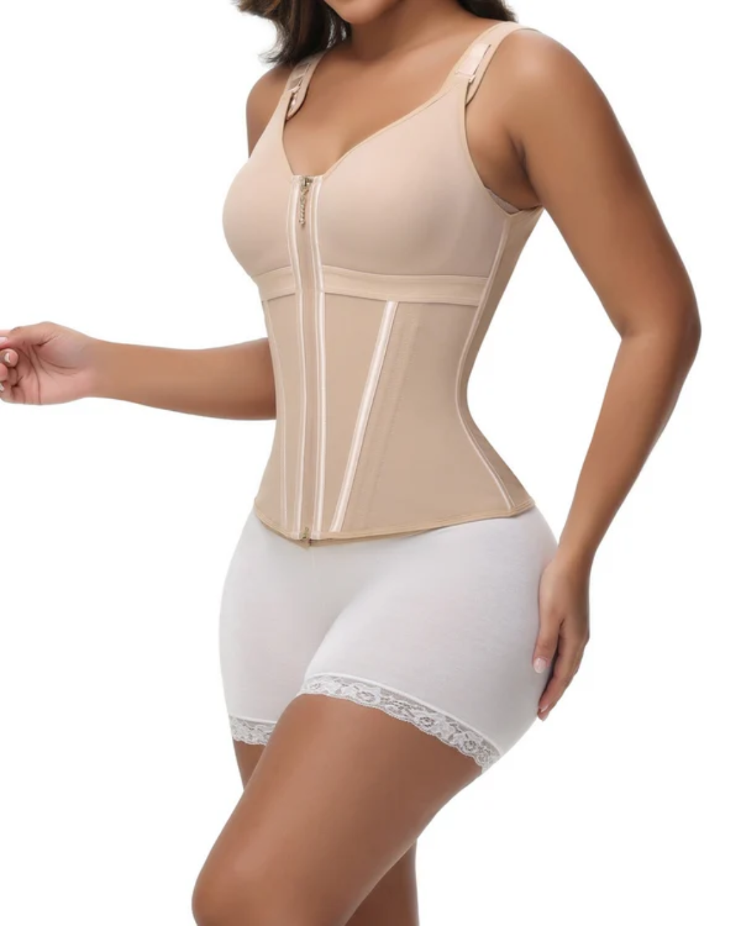 Faixa modeladora para controlo do abdómen e cintura