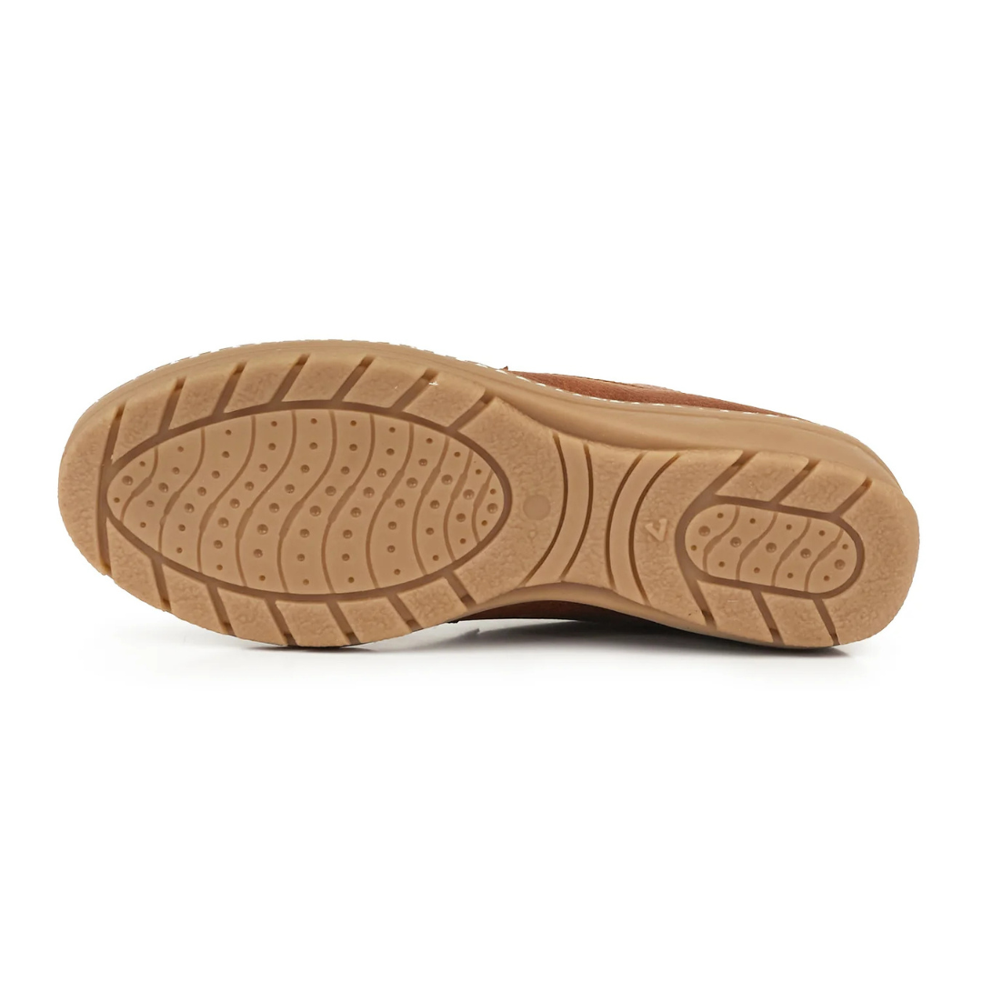 Botas femininas com sola plana antiderrapante