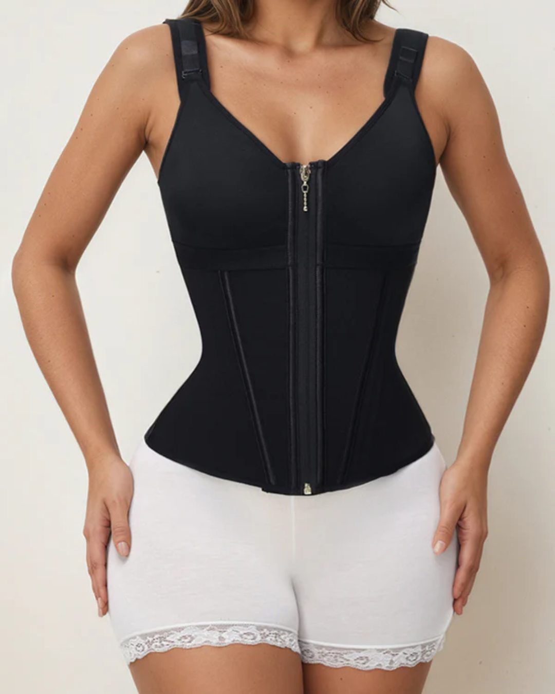 Faixa modeladora para controlo do abdómen e cintura